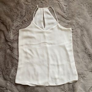 Express White Sleeveless Blouse